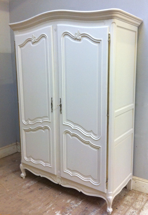 vintage french 2 door armoire